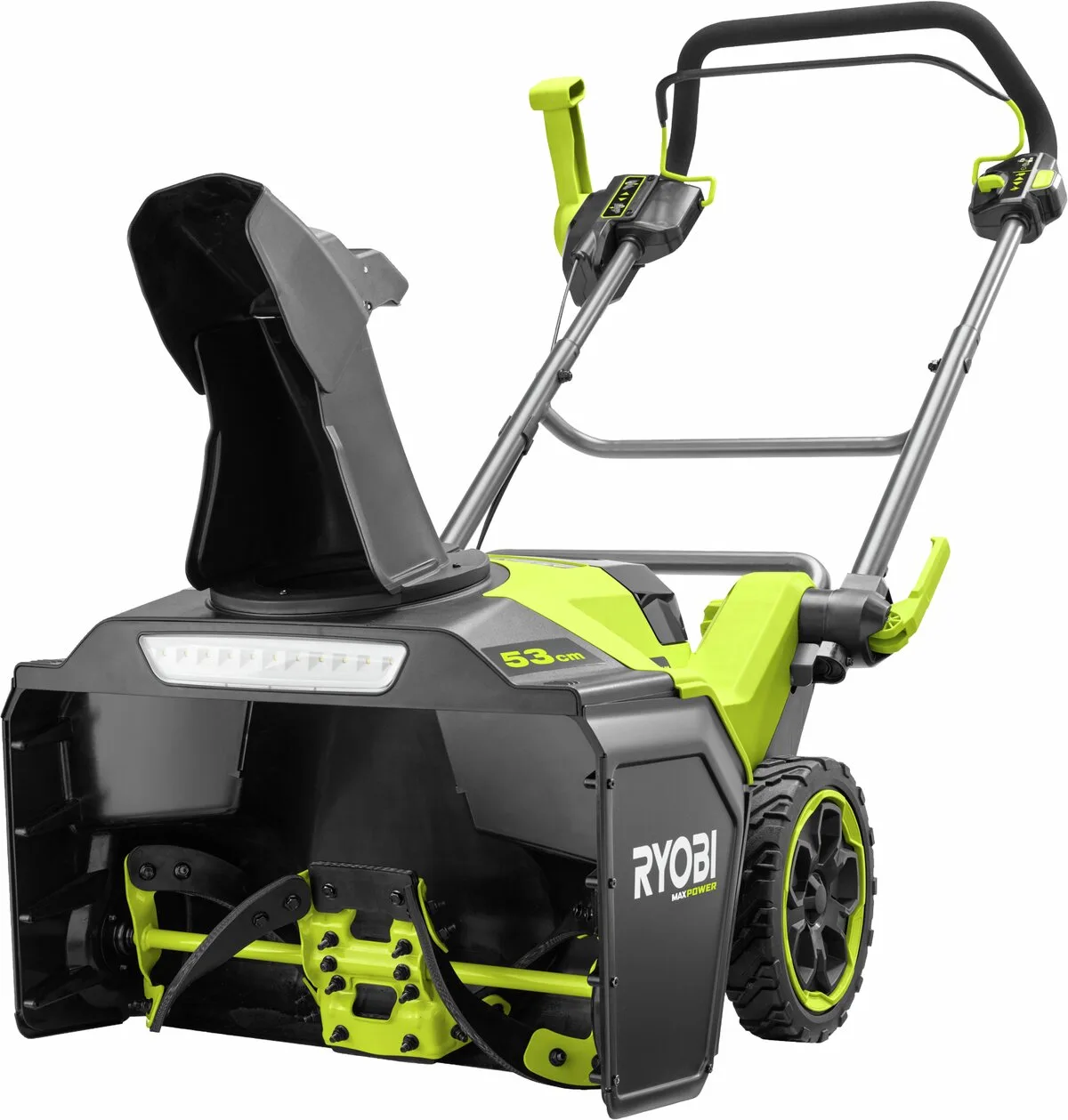 Ryobi MAX POWER RY36STX53B-160 snöslunga med 6,0 Ah-batteri och laddare